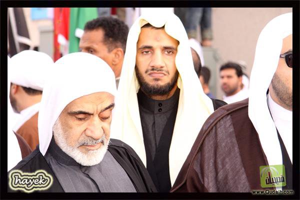  من اليمين:الشيخ عبد الحميد الغمغام ملا عبد الجليل الزاهر وملا عبد الرسول البصارة